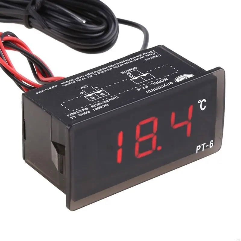 37ME ホット 12V 車両車 LED デジタル温度計温度計プローブ -40 〜 110 °C