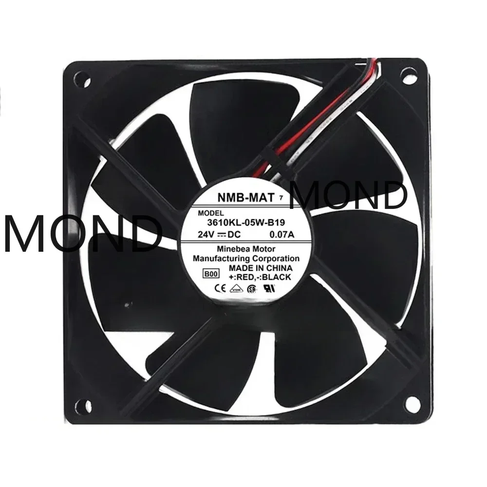 3610KL-05W-B10 3610KL-05W-B19 Server Fan voor NMB NMB-MAT Axiale Power Koelventilator 9025 24 V 0.07A 9 CM 2 3 Draad