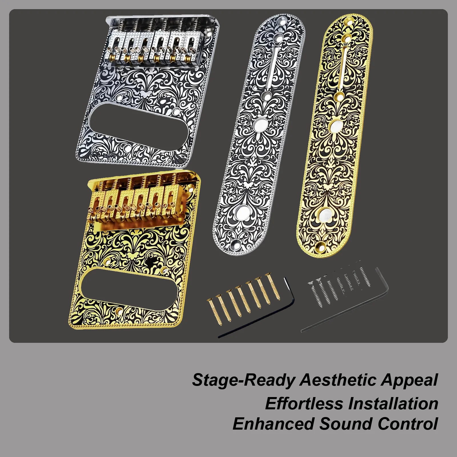 

Electric Guitar Control Plate Precise Tuning Hardware Electric Guitar Bridges Parts For Holiday Maintenance Restoration