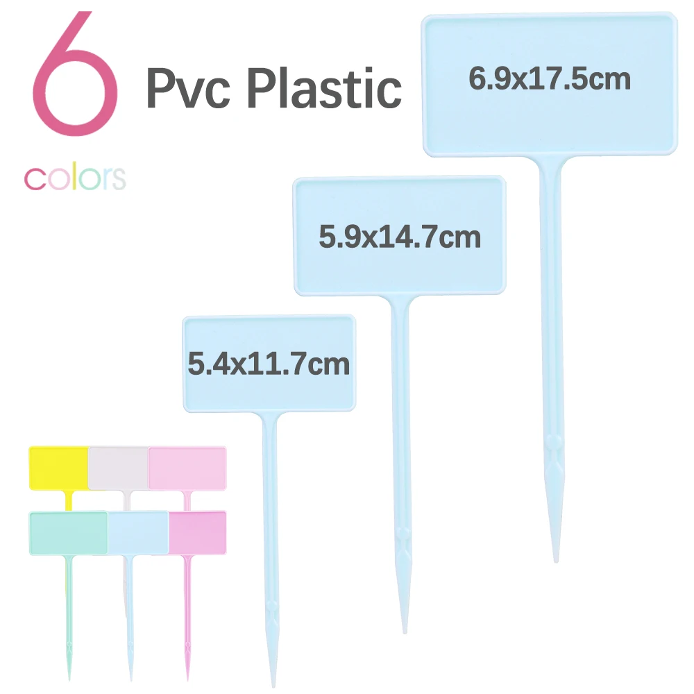 18/24 SZTUK 117MM 147MM 175MM Etykiety na rośliny Plastikowe wodoodporne anty-UV Czyste ponowne użycie Diy Narzędzia do dekoracji ogrodu Znak Stakes