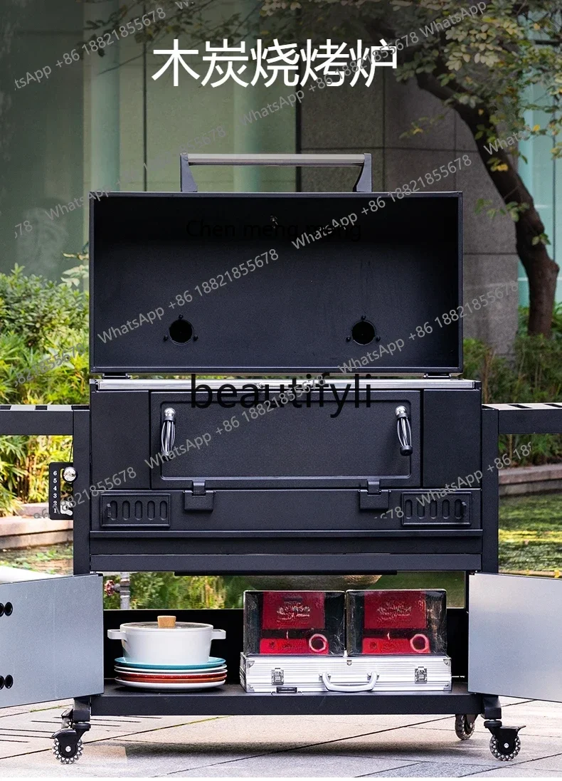 

FF Уличная полка для ног ягненка для угольного гриля