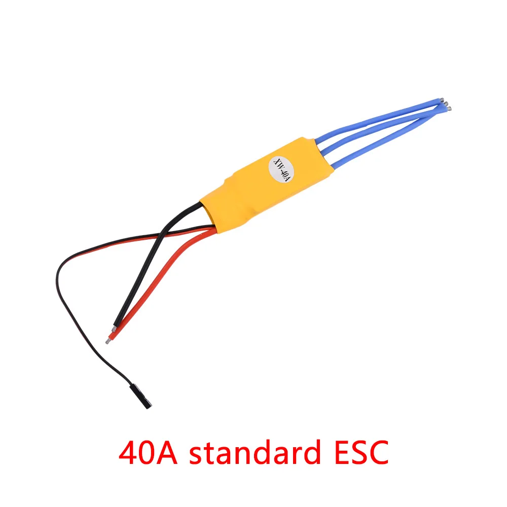 30A 40A RC bezszczotkowy sterownik silnika potencjometr ESC 6-16V moduł regulatora prędkości dla samolotu quadcopter Model drona helikopter