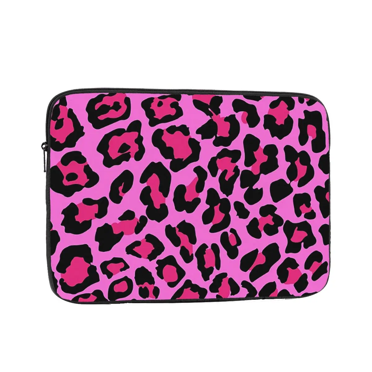 Neon Pink Leopard Print Cheetah PatternCase Pouch 10 12 13 15 17 Inch Notebook Sleeve Cover Bag Tablet Shockproof Case Bag