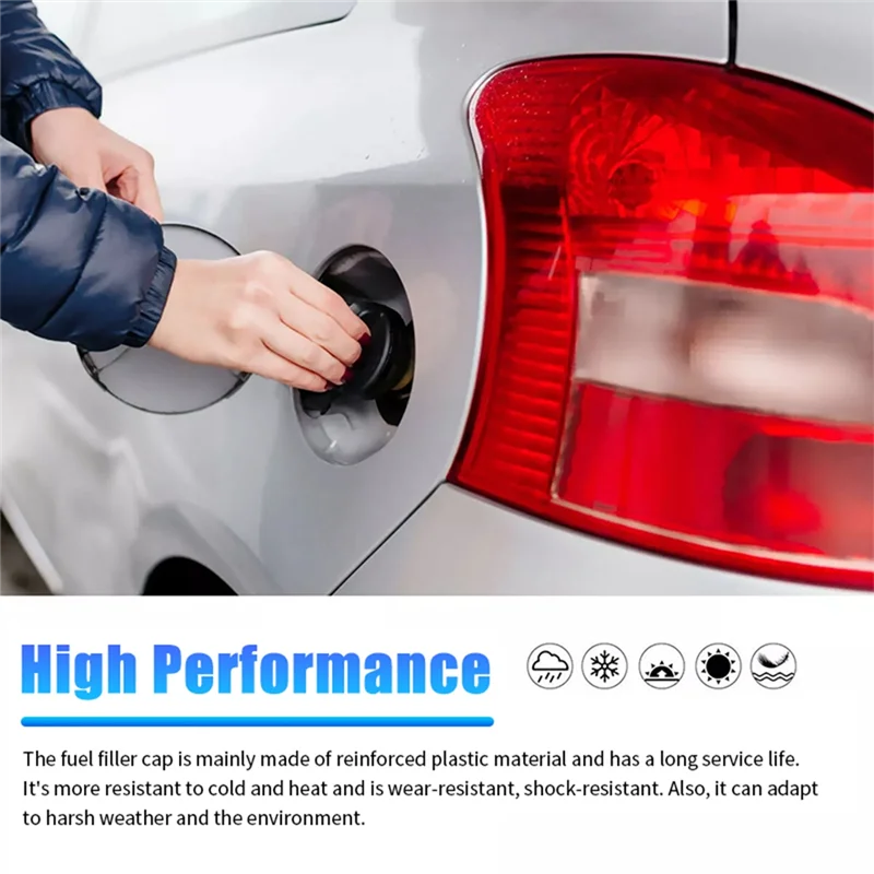 

AB96-MGC791 Locking Gas Fuel Tank Cap Car Auto Lock Kit 2 Keys Anti Theft Black Fits For Ford F150 F250 F350 F450 10504