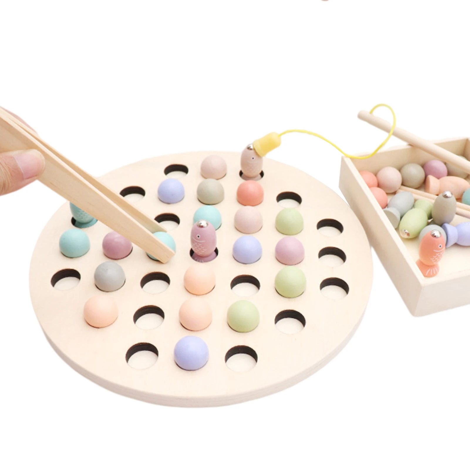 

Wooden Puzzle Toy For Kid Girl Boy Color Sorter Game Educational Learning Toys