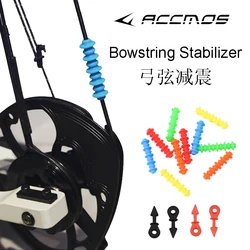 Archery Bowstring Stabilizer Damper For Compound Bow String Shock Absorber Silencer Shooting Accessory