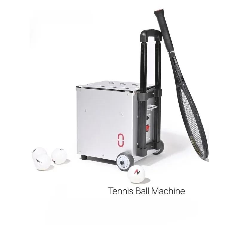 N0 Professional Tennis Ball Machine with 60+Balls Capacity including 10-50km/h Speed&1-9s/Ball Frequency for Training Clubs
