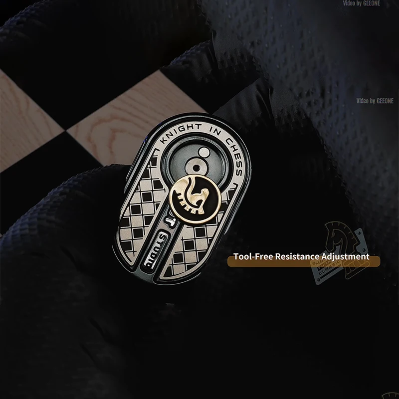 MOT Studio CHESS EDC Groove Ultra Series GAMBIT KNIGHT Fidget Slider Toys for Adult Antistress