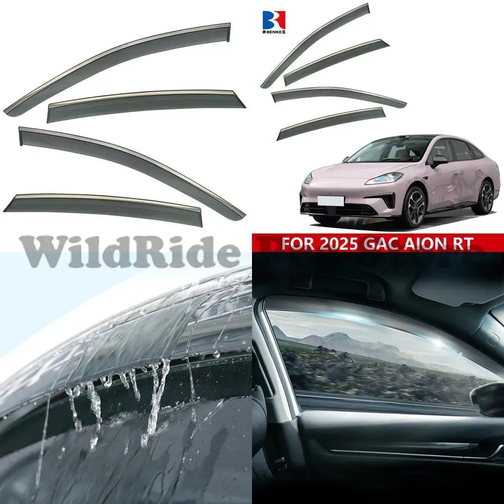 

1 set GAC AION RT 2024 car door rain guard side window sun visor automotive accessories wind deflector