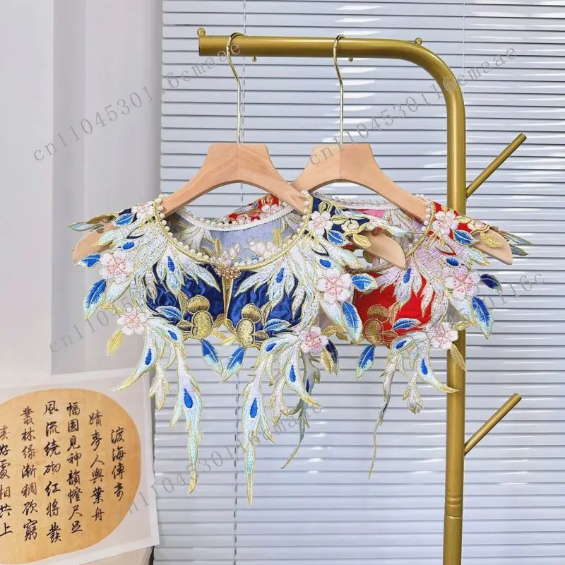 Handmade Embroidery Detachable Collar for DIY