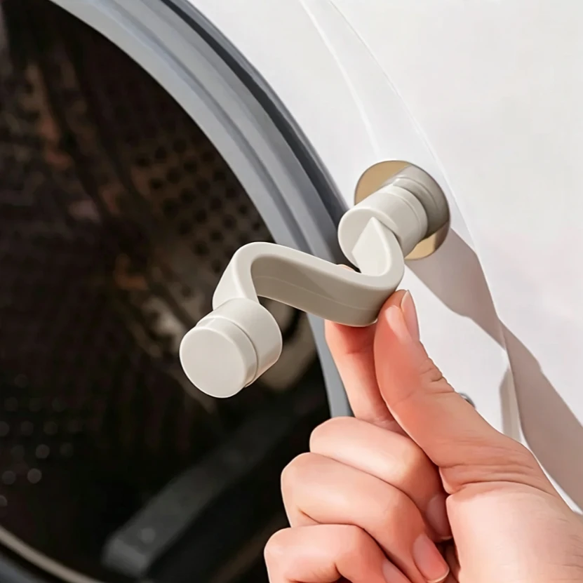 Magnetic Washing Machine Door Stopper, Ventilated Anti-Odor Spacer to Keep Drum Open, Moisture Repellent, Secure Hold