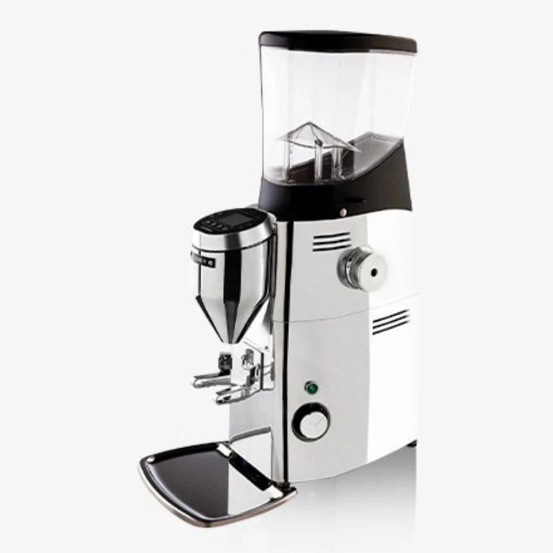 Stainless steel color, electronically controlled dosing, espresso grinder, commercial