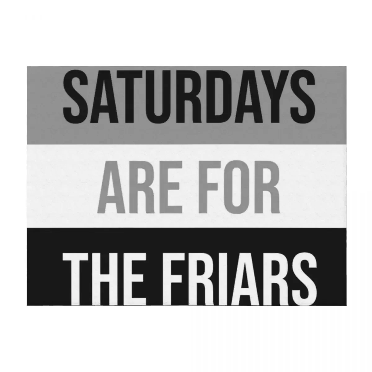 

Saturdays Are For The Friars Throw Blanket valentine gift ideas For Decorative Sofa Decorative Throw blankets ands Blankets