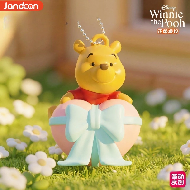 

JANDOON Disney Winnie The Pooh Cute Blind Box Cartoon Doll Mystery Box Anime Figure Desktop Ornament Toy Holiday Gift