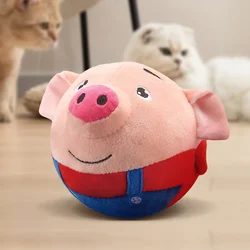 Active Moving Pet Plush Toy Bite Resistant Funny Interactive Squeaky Toys Talking Self-Moving for Dog Indoor Playing