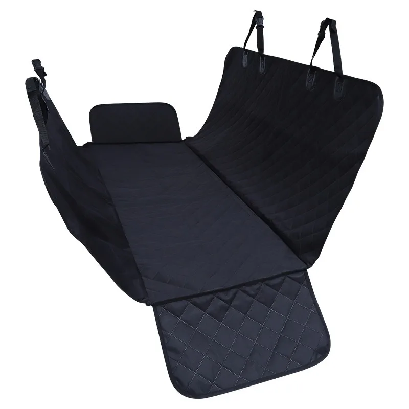 Popular preto 600d resistente à prova de riscos antiderrapante macio rede do cão para cartruck extensor do assento traseiro para cães cão capa de assento de carro