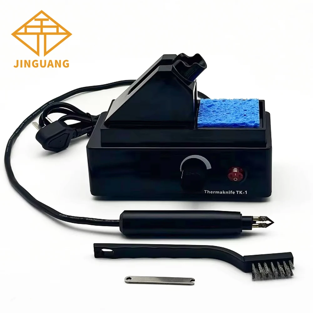 Electric Dental Thermoplastic Engraver Cutter Orthodontic Aligners and Retainers Forming Sheet Heating Cutting Knife Machine