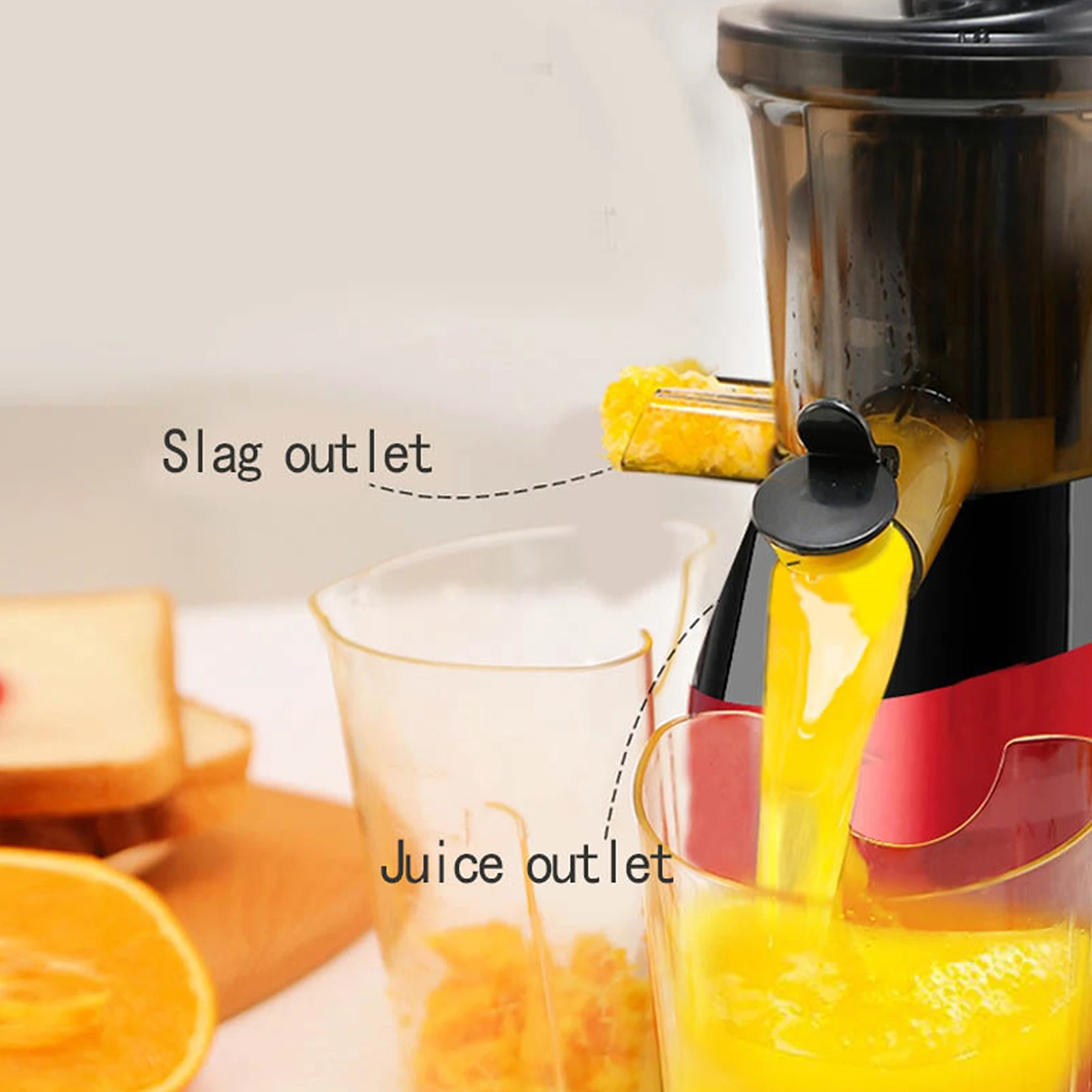 Imagem -05 - Máquina Automática Juicer Extrator de Suco de Mastigação Lenta Espremedor a Frio Modos de Velocidade Gadgets de Cozinha Casa