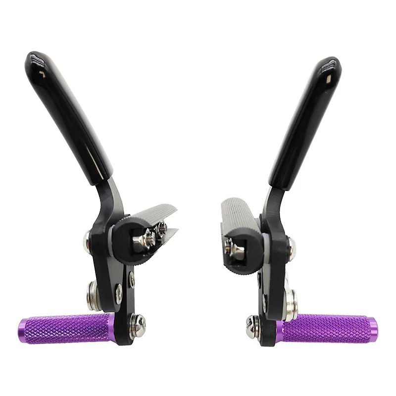 A Pair of Universal Wheelchair Brakes Made of All-Aluminum Alloy, Sturdy and Wear-Resistant, One for Each Side, Packaged as a Pair