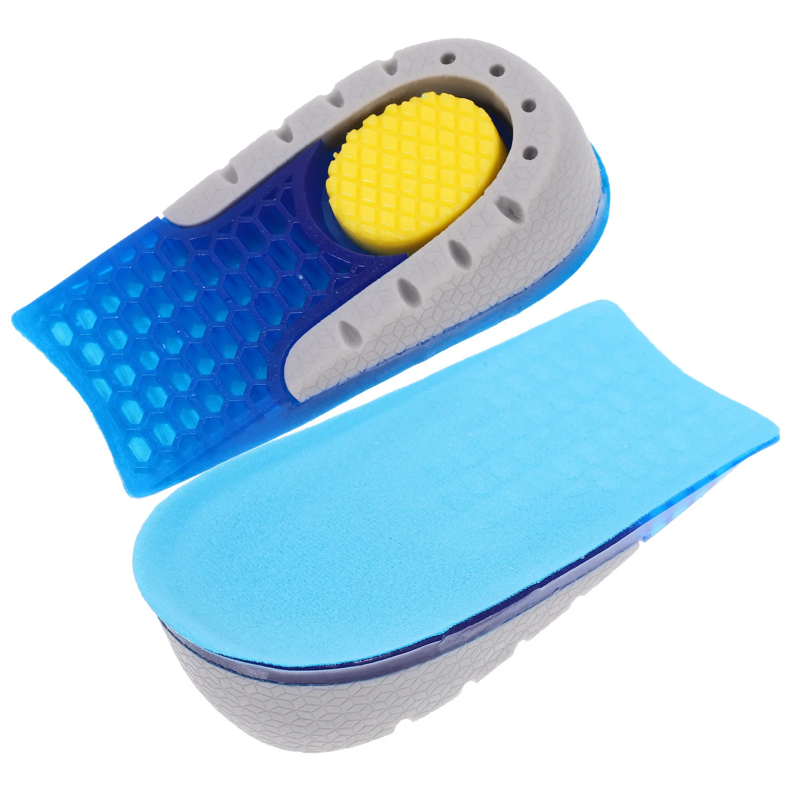 

1Pair Height Increase Insole Comfortable Invisible Half Pad Shockproof Breathable Shoe Lift Inserts Heel Lift Cushion for Men