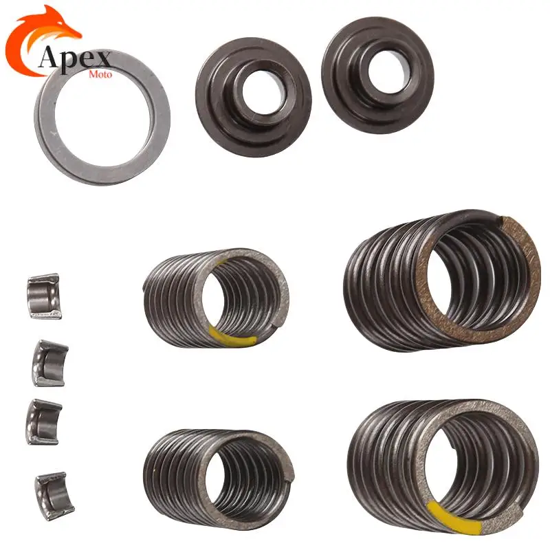 Gy6 valve spring kit has strong fatigue resistance. Good quality can meet the high-frequency operation of the engine