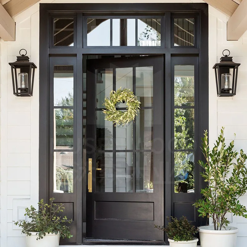 Double Door Aluminum Alloy Shop Cafe Villa Self-built House Since Modern Minimalist Light Luxury Automatic Induction Door