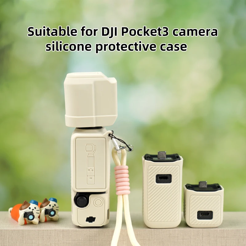 �y�Z�[�����zDJI Osmo Pocket 3�p�V���R���J�o�[ �ی�P�[�X ���h�~�n���h�� �\�t�g�X���[�u �J�������X�g�X�g���b�v�t�� ���O�|�[�^�u��