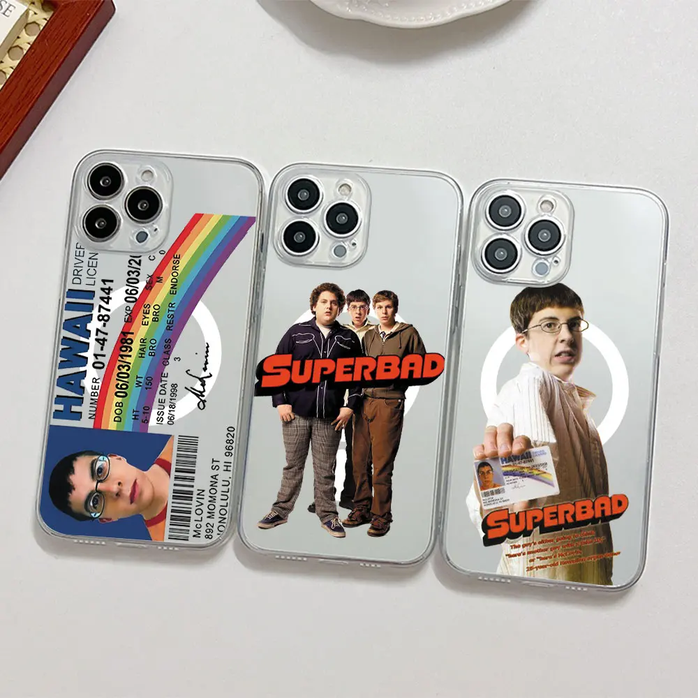 Mclovin Movie Superbad Phone Case For Samsung S25 S24 S23 S22 S21 S20 FE Note20 Note10 Plus Ultra Lite 5G Clear Soft TPU Cover