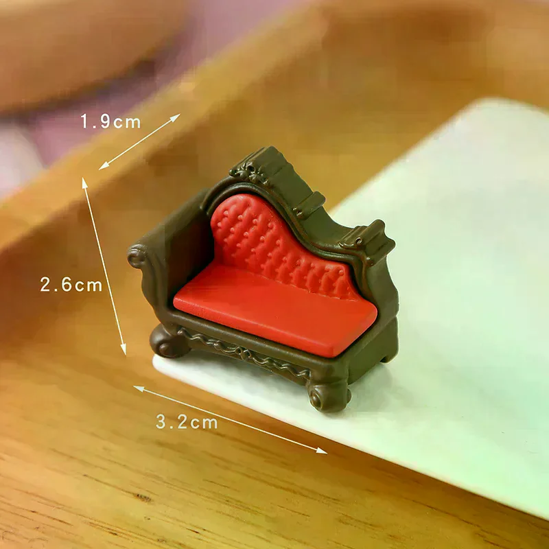 1/12 Dollhouse Furniture Model Dollhouse Scene Decoration Simulation Pretend Play Room Mini Living Dolls House Ornament Toys