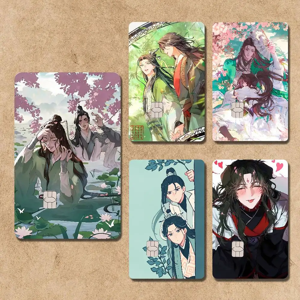 

Anime S-Scum Villains Self Saving System Credit Card Skin Stickers For Bank Card Bus Metro Card Sticker Waterproof Women Gift