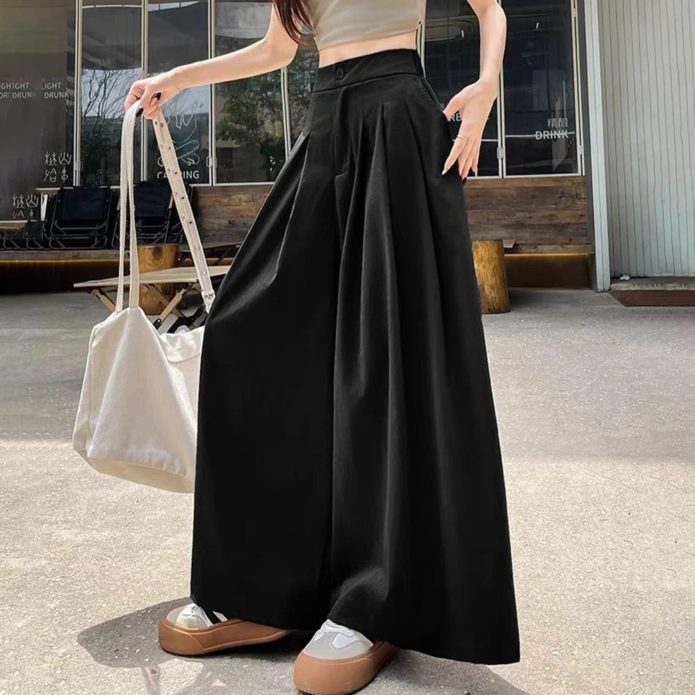 XS-5XL Summer New Unisex Straight Leg Pants American Retro Fashion Trend High Street Casual Loose Breathable Neutral Bottoms
