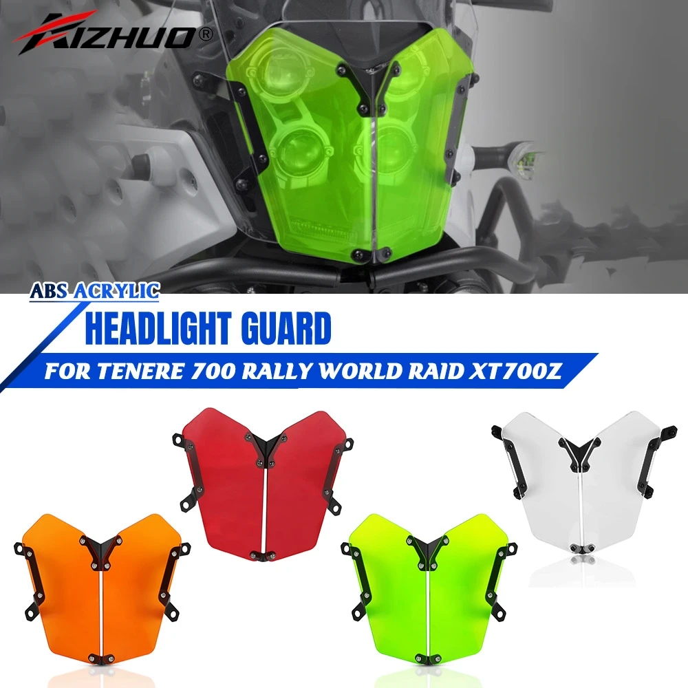 

Transparent Headlight Protector Cover Acrylic Head light Guard For Yamaha Tenere 700/XTZ700 XTZ690 Tenere T7 Rally/World Raid
