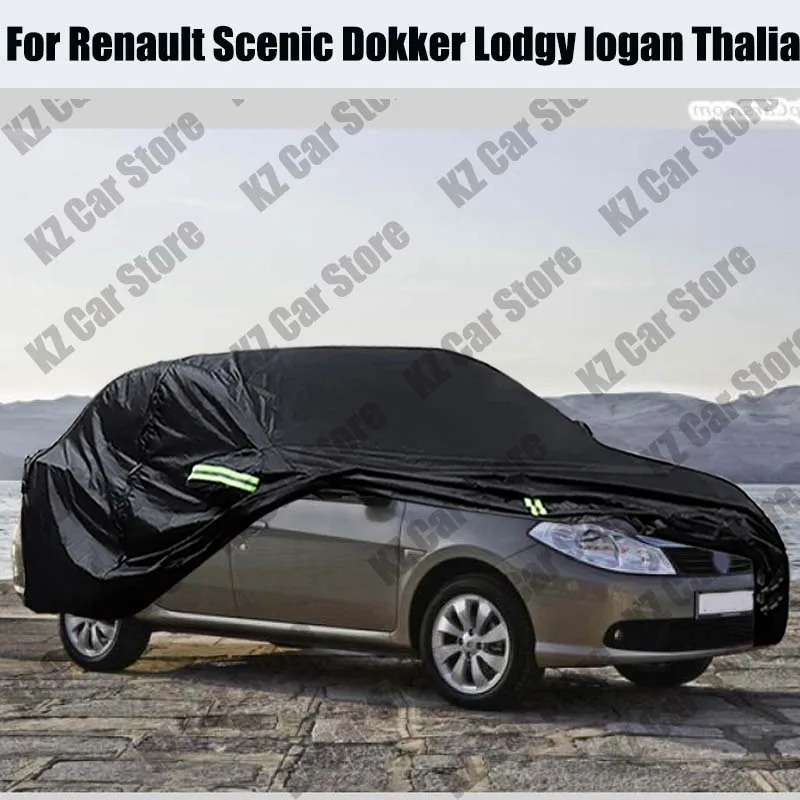 

Car Cover Outdoor Sun Shade Snow Rain Dust Protection Cover Windproof For Renault Scenic Dokker Lodgy logan Thalia