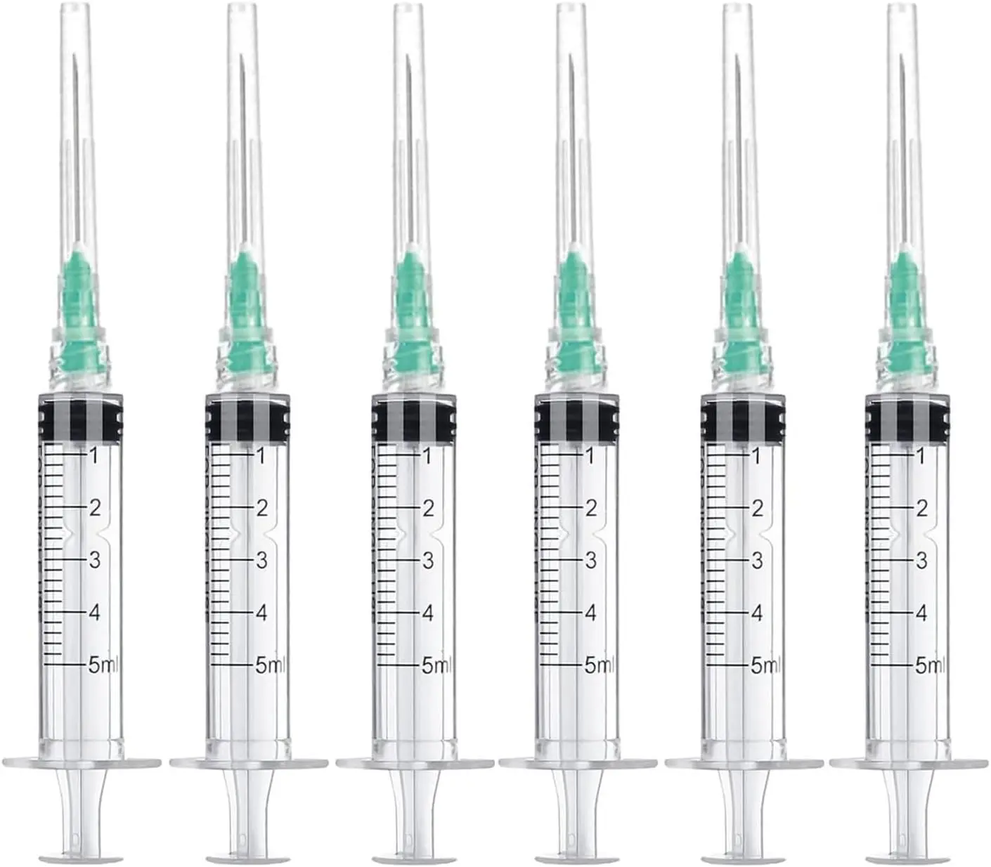 100/50/20 Pack 5ml Syringes with Needle Individual Packaging  for Laboratory And Pet Supplies