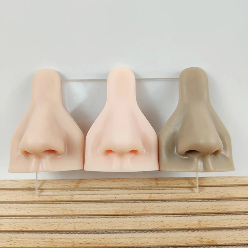 Soft Silicone Flexible 3D Three-Dimensional Nose Model For Piercing Practice Nose Ring Jewelry Display Piercing Model