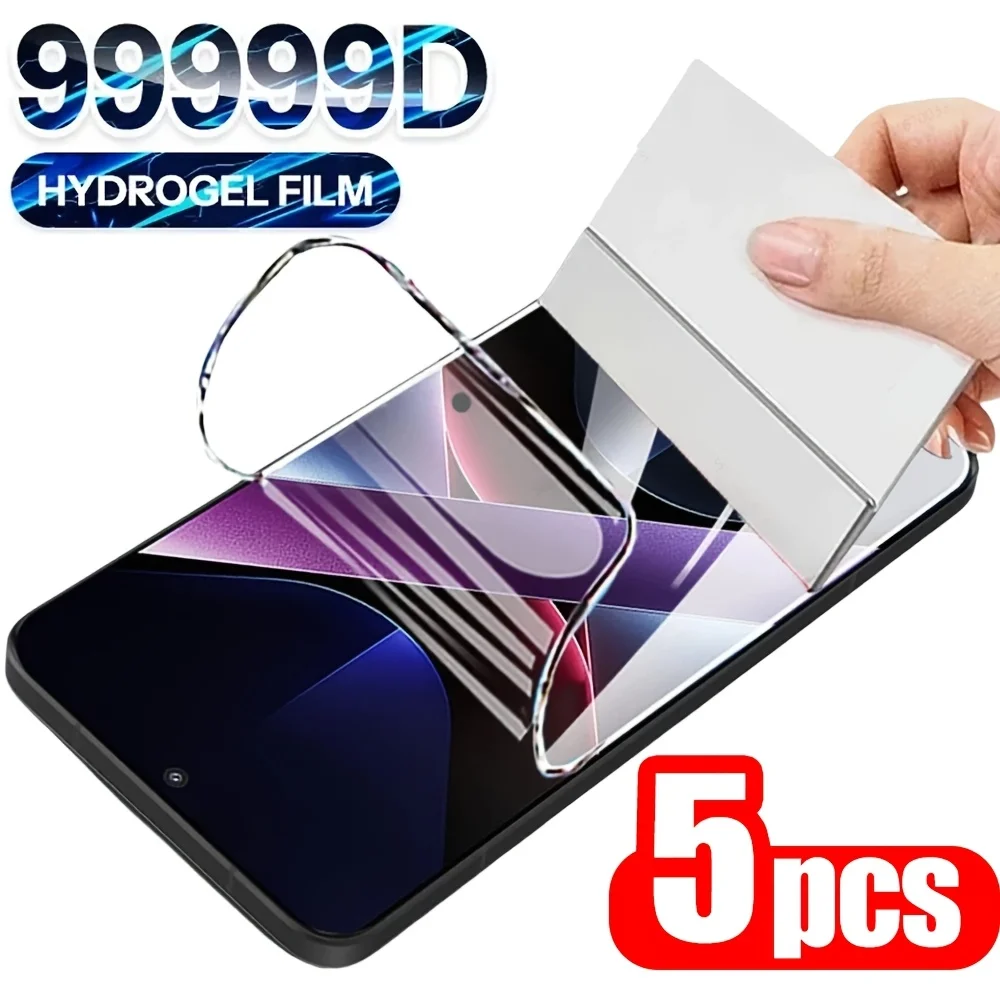 

5pcs Hydrogel Film for Galaxy S23 S24 S25 S26 Ultra Plus S21 S20 FE S22+ S10 S10+ S23+ Note 20 Ultra 10 Plus Anti-fingerprint