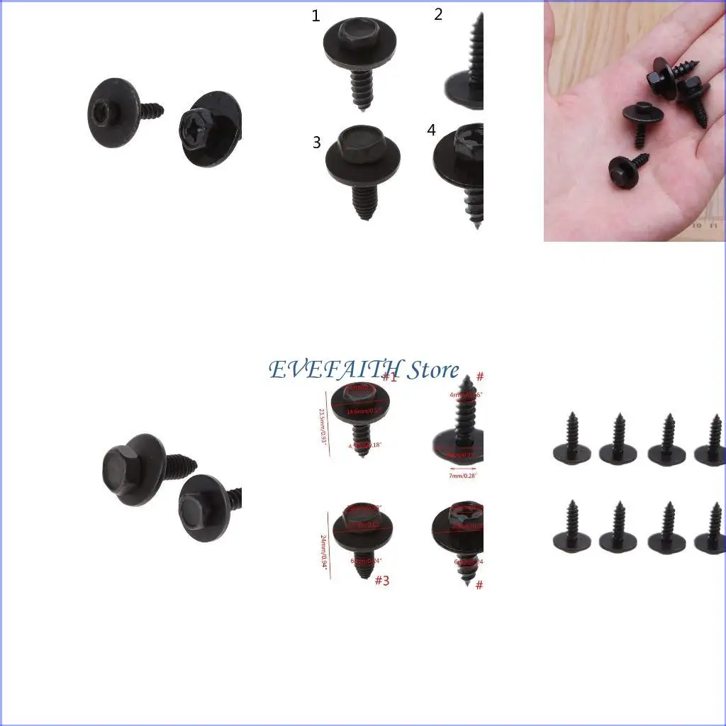 

124B For Torx for Head Tapping Screws Drive Engine Cover Undertray