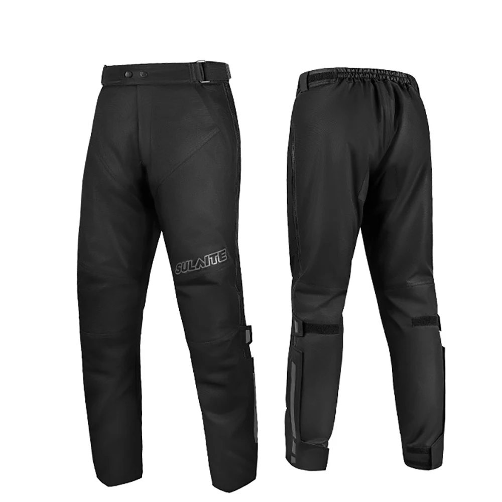 SULAITE Winter Warm Motorcycle Quick Release Pants Anti Drop And Wear-resistant Motocross Pants CE Slow Rebound Protector