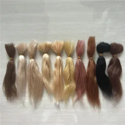 10 colors New Arrival Reborn Doll Pure Mohair Black / Brown Handrooted Doll Mohair for DIY Reborn Baby Doll Hair Accessory