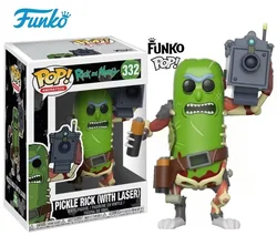 Funko Pop Rick Et Morty Season Vinyl Figure Model Rick 112# Pickle Rick with Laser 332# MR.MEESEEKS 174# Collectibles Gift Toys