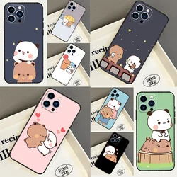 Cute BuBu DuDu Case For iPhone 11 12 13 14 15 16 Pro Max X XS XR 12 13 Mini 14 Plus Cover Coque