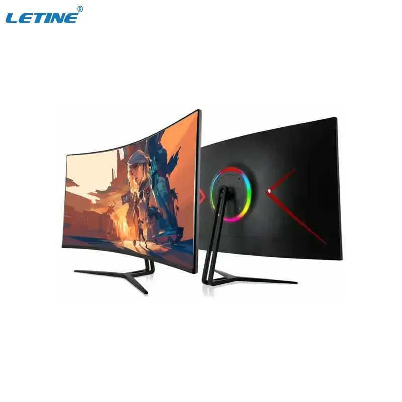 Factory 18.5 19 22 24 27 32 34 37.5 40 49 Inch Curved Flat Computer 1k 2k 3k 4k Led Screen Optional Monitores Gaming