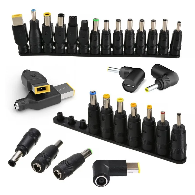 34PCS Universal 5,5mm x 2,1mm DC AC Power Adapter Tipps Stecker Kits für Lenovo Thinkpad Laptop netzteil Stecker Jack Sets