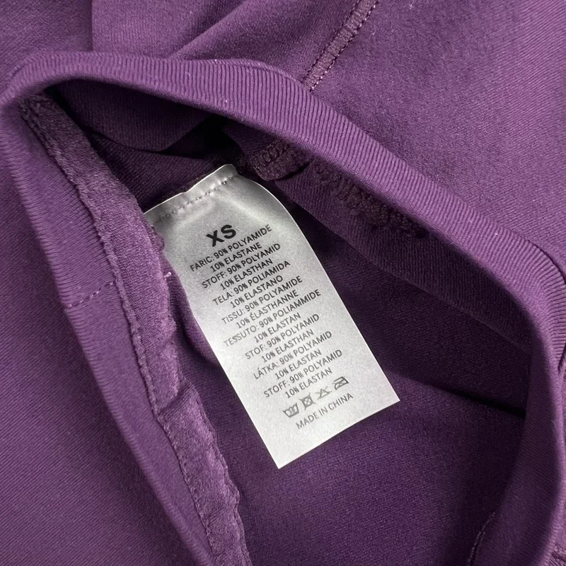 Damen Langarm Yoga-Oberteil mit Rundhalsausschnitt, Raglanärmeln und Daumenlöchern, Slim Fit Cropped Workout-Shirt, Nahtlos Atmungsaktives Sport-Lauf-Gym-Top – Detail 12