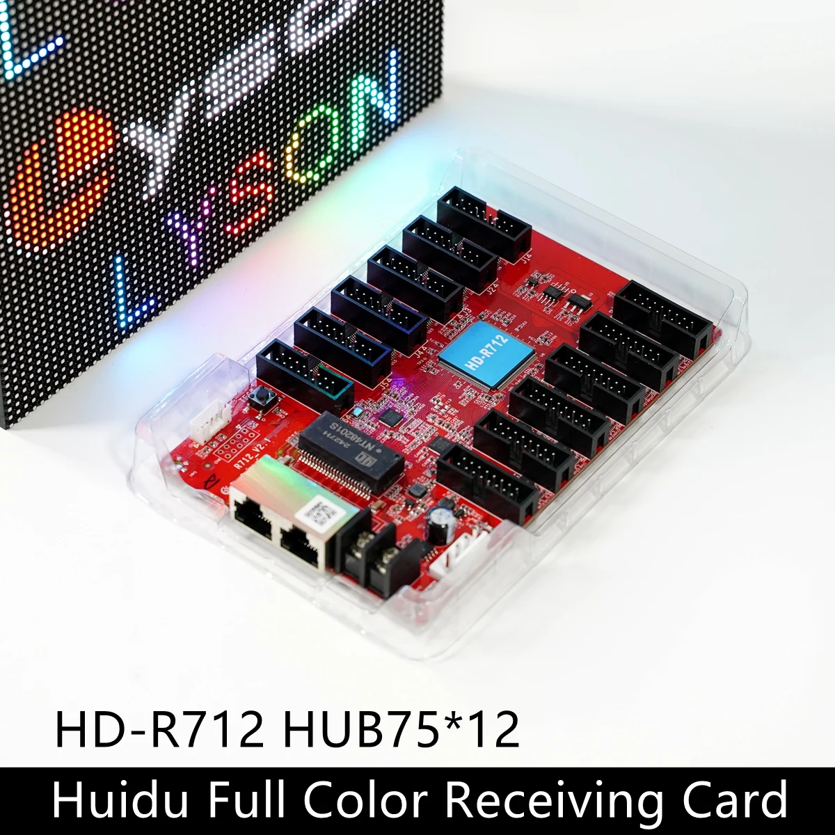 

Huidu HD-R708 HD-R712 HD-R716 Full Color Receiving Card Work with VP210 Video Processor