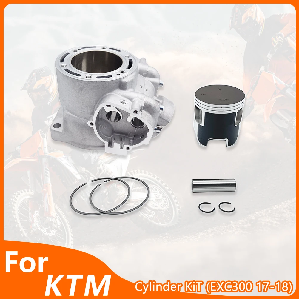 

For KTM HUSQVARNA 2017-2018 Cylinder Kit Motorcycle 72MM Aluminum XC300 XCW300 EXC300 TE300 TX300 Cylinder Block Piston Kit