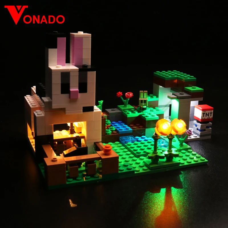 Vonado LED Light Kit For 21181 Farm Building Blocks Set (NOT Include the Model) Bricks DIY Toys For Children