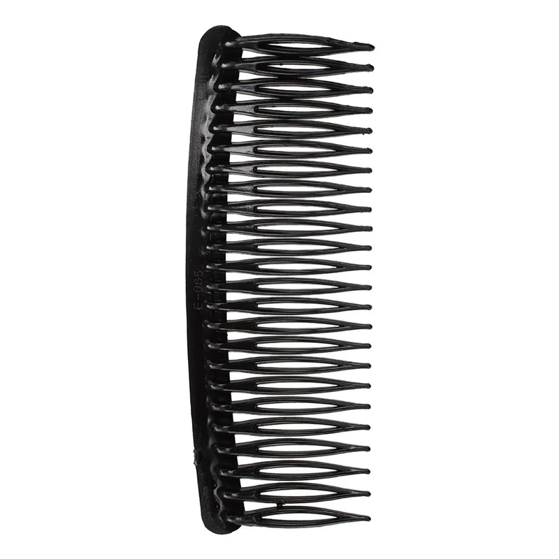 

Black Plastic 24 Teeth Hair Comb Clip Clamp 10 Pcs For Lady Girls
