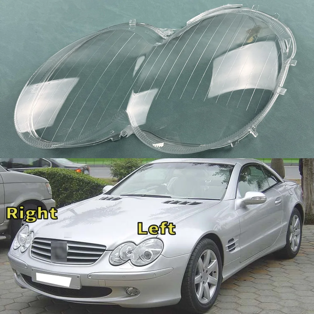 For Benz SL-Class W230 2004-2007 Car Front Headlight Cover Auto Headlamp Lampshade Lampcover Head Lamp light glass Lens Shell