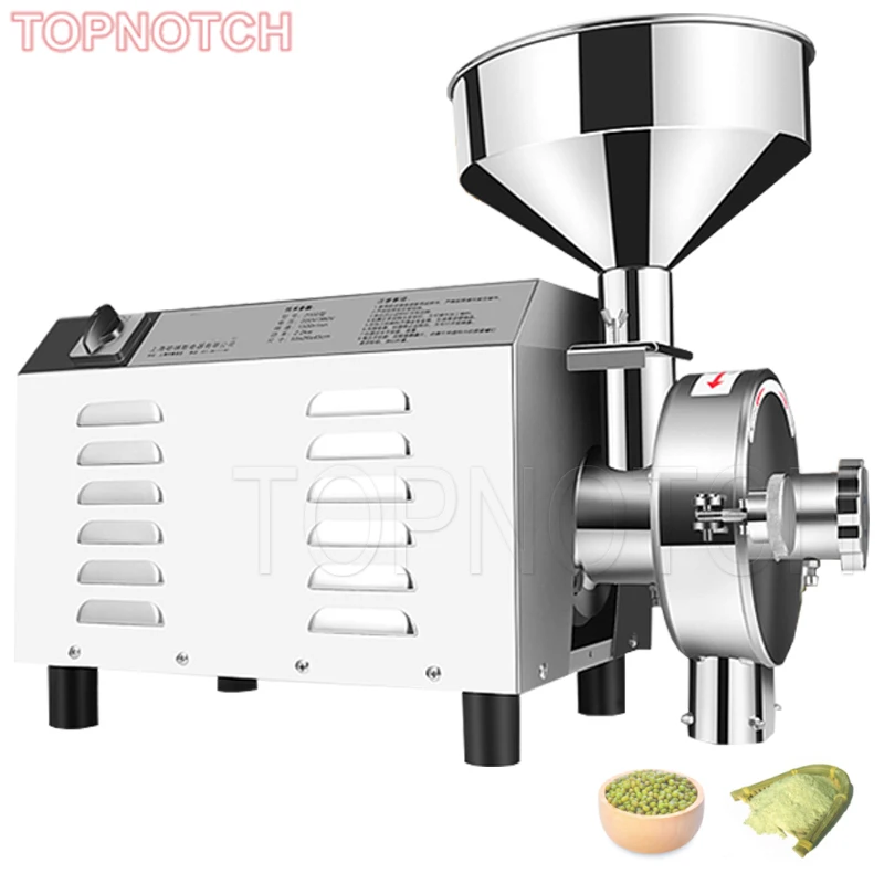 

Electric Grain Grinder 110V 220V Commercial Grinding Machine For Dry Grain Soybean Corn Spice Coffee Bean Wheat Rice